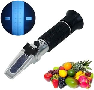 NANBEI 0-80% Brix Meter Refractometer, Refractometer Honey,Portable Refractometer, Refractometer,brix Refractometer for Measuring Sugar Content in Honey, Fruit,Maple Syrup and Other Sugary Drink