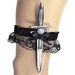 Bristol Novelty BA2990 Pirate Knife Garter for Fancy Dress, Womens, One Size