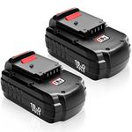 VANTTECH 2Pack PC18B 18V 3.6Ah Ni-Mh Replacement for Porter Cable 18V Battery PC188 PC18B-2 PC18BLEX PCC489N PCMVC PCXMVC Compatible with Porter Cable 18V Cordless Power Tools