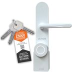 Ultion Nuki Smart Lock - UK Edition for PVC & Composite Doors Under 55mm | 3-Star Plus Security | Alexa, Google, Apple, & Ring Compatible | Auto Lock/Unlock & Flexible Access | White