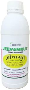 Greenedge Organic JEEVAMRUT (1 Liters) Liquid Manure | Fertilizer | 100% Natural Plant Growth Tonic & Immunity Booster with probiotic microflorafor Organic Farming 1 L