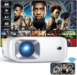 4K Support Projector with Wifi and 