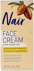 Nair Hair Removal Cream for Face with Special Moisturizers 2-Ounce Bottles (Pack of 4)