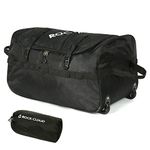 Rock Cloud Foldable Wheeled Duffel Bag with Wheels 110L Rolling Duffle Bag Packable inch for Travel Sports Camping