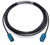 Bingfu Fakra Z Female to Female Vehicle Antenna Extension Cable 3m 10 feet Compatible with Car Head Unit Stereo GPS Navigation FM AM Radio Sirius XM Satellite Radio 4G LTE TEL Telematics Bluetooth