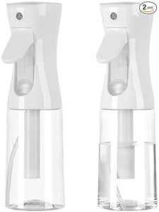 Augous 2Pack Continuous Spray Bottle with Ultra Fine Mist Versatile Water Sprayer for Hairs Styling, Home Cleaning, Salons, Plants, Aromatherapy-7.05oz/200ml