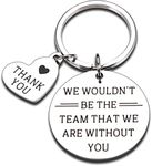 Coworker Keychain Employee Appreciation Gifts for Colleagues Boss Lady Women Supervisor Leader Mentor Manager Birthday Boss Day Christmas Thanksgiving Day Leaving Going Away Farewell Retirement Gifts