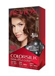 Revlon Colorsilk Haircolor, Medium Golden Chestnut Brown, 1-count (Pack of 4)