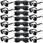 20Pack Black Sunglasses Bulk 80s Party Sunglasses Adults Party Favors Glasses