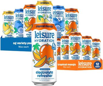 Leisure Hydration - Variety Pack and Tropical Mango Flavors (24 Total Cans - 12 of Variety Flavor and 12 of Tropical Mango Flavor)