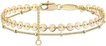 MEVECCO Dainty Layered Gold Bracele