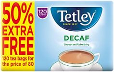 Tetley Decaf Tea Bags x120