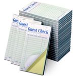 FMP Brands Double Part Guest Check Pads for Restaurants, Server Note Pads Total 1000 Sheets (20 Pads), Perforated 2 Part Carbonless Copy Check Book for Bars, Cafes and Restaurant Orders