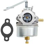 Hoypeyfiy Carburetor Carb Kit Replacement for Suffolk Qualcast Classic 30S 35S 43S AQ148 Lawnmower Replacement for Tecumseh AQ148 E-45020B E-45020C E-45520E Engine