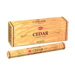 Cedar - Box of Six 20 Gram Tubes - HEM Incense