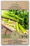 Gaea's Blessing Seeds - Celery Seeds - Tall Utah 52-70 Heirloom Non-GMO with Easy to Follow Instructions 89% Germination Rate Net Wt. 1.25g