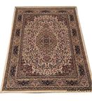 AKIRA CARPETS Kashmiri Traditional Persian Design Rectangular Carpet For Your Living Room And Bedroom Size 3 X 5 Feet Color-Ivory