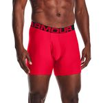 Under Armour Men's Tech 6-inch Boxerjock 2-Pack, Red (600)/Black, 3X-Large