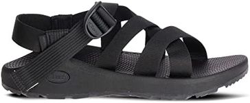 Chaco Men's Banded Z Cloud Sandal, Solid Black, 10