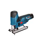 Bosch Professional GST Professional Cordless Jigsaw 10.8 V, Navy Blue, 2 x 10.8 V 2.0 Ah