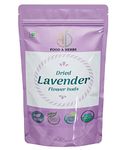 A D Food & Herbs Organic Dried Lavender Buds / Flower for Homemade Lattes, Tea Blends, Bath Salts, Crafts (250 GMS)