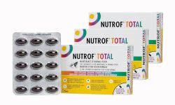 90 Nutrof Total Capsules – Eye Health Supplement with Lutein, Zeaxanthin, Omega 3, and Antioxidants | Daily Dose of Essential Nutrients for Optimal Eye Health | 30 Capsules x 3 Packs (3-Month Supply)