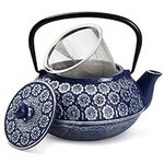 Juvale Japanese Cast Iron Teapot wi