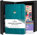 Clever Fox Budget Planner Premium Edition – Expense Tracker Notebook + 5 Cash Envelopes, Budget Planner Organizer; Budget Book & Journal to Control Your Money, Undated; A5 Hardcover – Dark Teal