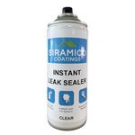 INSTANT LEAK SEALER CLEAR - 400ml - Instant Waterproof Sealant - Ideal for Drain & External Pipes and Guttering Leaks & Cracks - UV Stable - Interior & Exterior Use