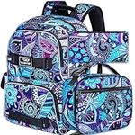 Laptop Backpack, College Bookbag, Anti Theft Daypack Bags, Water Resistant Backpacks for Teens Girls Boys Men Women, Dk.purple, Large, School Backpacks