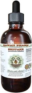 Shiitake Alcohol-Free Liquid Extract, Organic Shiitake (Lentinula Edodes) Dried Mushroom Glycerite 2 oz