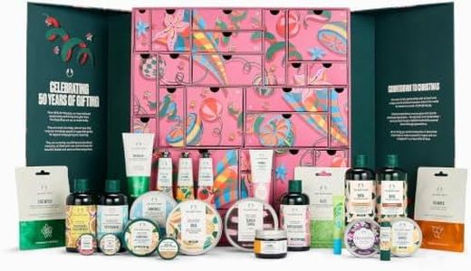 The Body Shop Ultimate Beauty Advent Calendar Gift Set, Includes Creams & Gels for Shower & Body, Hand Balms and More (Set of 25)