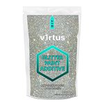 V1RTUS Silver + Gold Holographic Glitter Paint Crystal Additive 100g / 3.5oz for Acrylic, Latex, Emulsion - use Interior/Exterior - Wall Ceiling Wood Metal Varnish, Dead flat, Matte, Soft Sheen, Silk