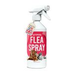 Petsly Flea Spray for the Home - 500ml - Max Strength, 100% Non-Toxic, Fast-Acting, Non-Staining, Long-Lasting Protection, Effective for Mattresses, Bedding, Furniture & Textiles - Family & Pet Safe
