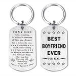 SOUSYOKYO Boyfriend Gifts from Girlfriend, Love Keychain for Him Birthday Anniversary Graduation