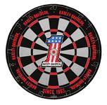 HARLEY-DAVIDSON #1 Logo Tournament Dartboard - Black & Red, 18 in. 61982