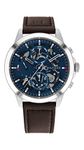 Tommy Hilfiger Mens Casual Watch - Multifunction Wristwatch - Water Resistant up to 5 ATM/50 Meters - Premium Fashion Timepiece for All Occasions - 44 mm, Blue, Dress