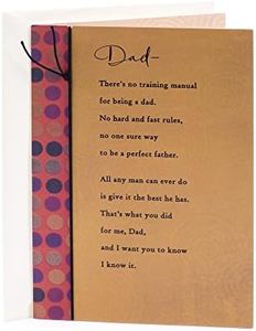 Hallmark Birthday Greeting Card for Dad (No Training Manual)