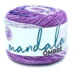 Lion Brand Yarn 551-219 Mandala Ombre Yarn, Chi