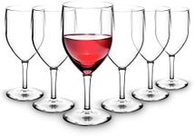 RB Red Wine Glasses Premium Plastic