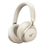 soundcore by Anker, Space One, Adaptive Active Noise Cancelling Headphones, 2X Stronger Human Voice Reduction, 40H ANC Playtime, App Control, LDAC Hi-Res Wireless Audio, Comfortable Fit, Bluetooth 5.3