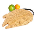 Millennium Falcon Personalized Cutting Board, Custom Engraved Charcuterie Board,Best Wedding, Housewarming, Anniversary, Birthday Gift Idea for Friends, Couples, Family, Mom, Dad