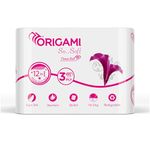 Origami So Soft 3 Ply 12 in 1 Toilet Tissue Paper | Ultra Absorbent with No Clog & Easy Flush Feature | Gentle on Skin (140 Pulls, Total 1680 Sheets)