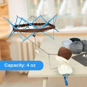 LAMXD Yarn Ball Winder and Umbrella Swift – Knitting Tool Set