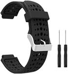 Muovrto Replacement Strap for Garmin Forerunner 25,Soft Silicone Sport Band Wath Strap Replacement Band