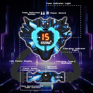 VATOS Rechargeable Laser Tag Set – Multiplayer Infrared Blasters
