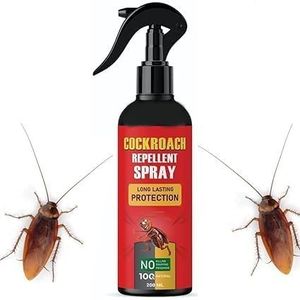 SHOPYSTAR Permanent Cockroach Killer Spray | Herbal Cockroach Repellent For Home Kitchen |Cockroach Spray | Cockroach Killers Organic | Permanent Solution For Cockroaches | Anti Roach | Cockroach Kiler ( 200ml ) (1)