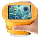 1000X Handheld Digital Microscope for Kids: Portable Miniscope with 2.0" IPS Screen - STEM Outdoor Toys for Age 4-12 - Birthday Gifts for Girls Boys - Science Gadget Edu Kits