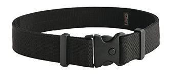 Uncle Mike's Law Enforcement Kodra Nylon Web Deluxe Duty Belt (Large, Black)