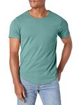 Bella Canvas Men's Curved Hem Tee, Bermuda, X-Large